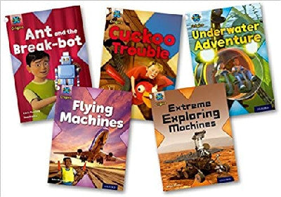 Clawr llyfr / Book cover: Project X: Band 10 White - Inventors and Inventions (Mixed Pack of 5)