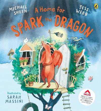 Clawr llyfr / Book cover: A Home for Spark the Dragon