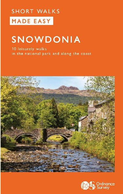 Clawr llyfr / Book cover: Short Walks Made Easy: Snowdonia