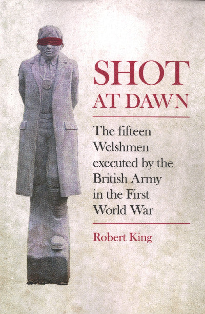 Clawr llyfr / Book cover: Shot at Dawn