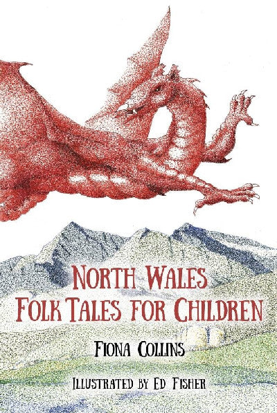 Clawr llyfr / Book cover: North Wales Folk Tales for Children