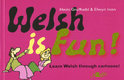 Clawr llyfr / Book cover: Welsh is Fun!