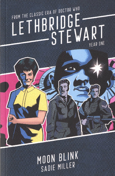Clawr llyfr / Book cover: Lethbridge-Stewart: Moon Blink