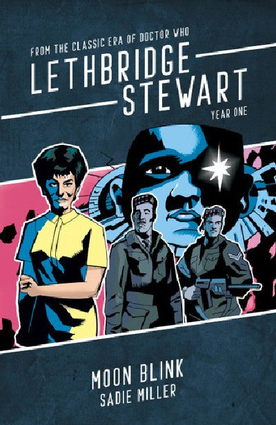 Clawr llyfr / Book cover: Lethbridge-Stewart: Moon Blink