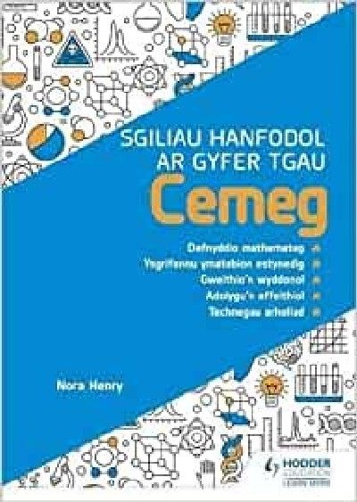 Clawr llyfr / Book cover: Sgiliau Hanfodol ar Gyfer TGAU Cemeg (Essential Skills for GCSE Chemistry: Welsh Language Edition)