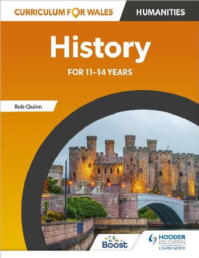 Clawr llyfr / Book cover: Curriculum for Wales: History for 11-14 Years