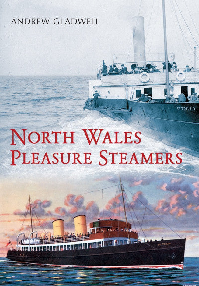 Clawr llyfr / Book cover: North Wales Pleasure Steamers