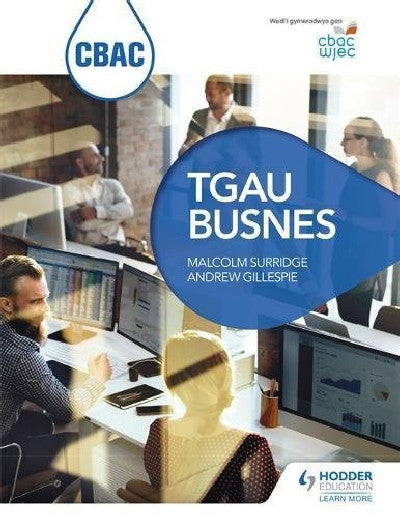 Clawr llyfr / Book cover: CBAC TGAU Busnes