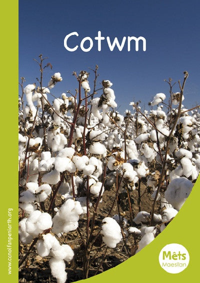 Clawr llyfr / Book cover: Mêts Maesllan: Cotwm