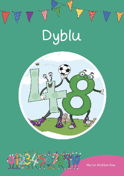 Clawr llyfr / Book cover: Cyfres Cymeriadau Difyr: Stryd y Rhifau - Dyblu
