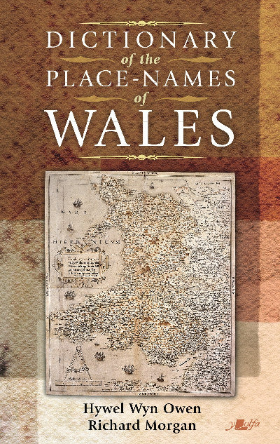 Clawr llyfr / Book cover: Dictionary of the Place Names of Wales