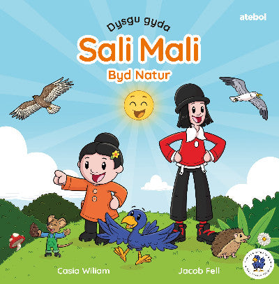 Clawr llyfr / Book cover: Dysgu gyda Sali Mali: Byd Natur