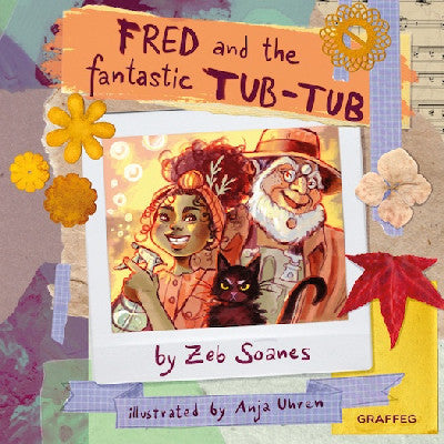 Clawr llyfr / Book cover: Fred and the Fantastic Tub-Tub