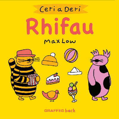 Clawr llyfr / Book cover: Ceri a Deri: Rhifau