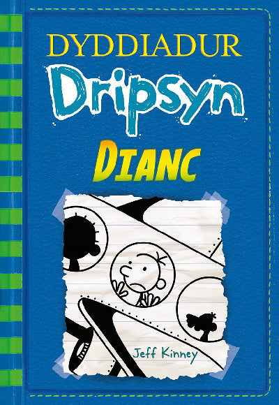 Clawr llyfr / Book cover: Dyddiadur Dripsyn 12: Dianc