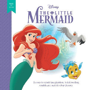 Clawr y llyfr: Disney Back to Books: The Little Mermaid / Book cover: Disney Back to Books: The Little Mermaid
