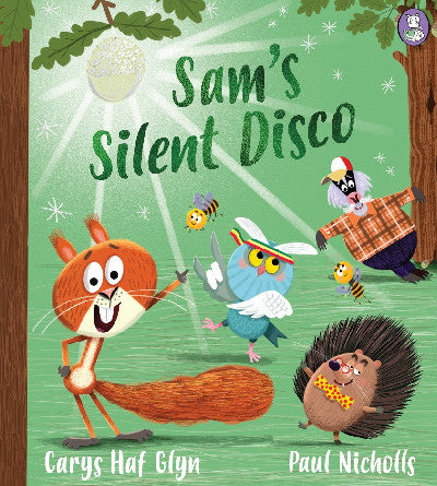 Clawr llyfr / Book cover: Sam's Silent Disco