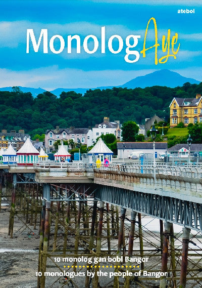 Clawr llyfr / Book cover: MonologAYE