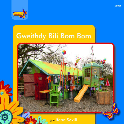 Clawr llyfr / Book cover: Pobl Pentre Bach: Gweithdy Bili Bom Bom