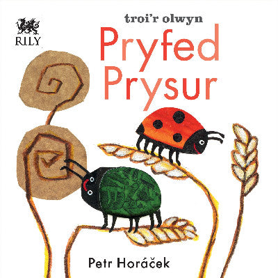 Clawr llyfr / Book cover: Pryfed Prysur