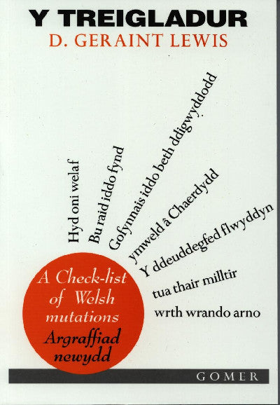 Clawr llyfr / Book cover: Treigladur, Y - A Check-List of Welsh Mutations (Argraffiad Newydd)