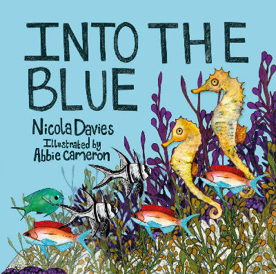 Clawr llyfr / Book cover: Into the Blue