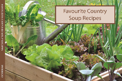 Clawr llyfr / Book cover: Favourite Country Soup Recipes