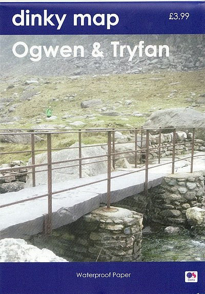Clawr llyfr / Book cover: Dinky Map Ogwen & Tryfan