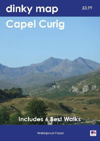 Clawr llyfr / Book cover: Dinky Map Capel Curig