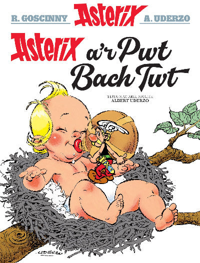 Clawr llyfr / Book cover: Asterix a’r Pwt Bach Twt
