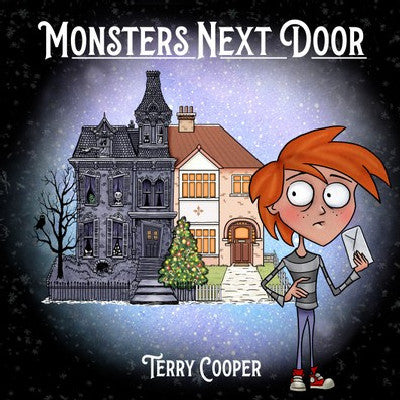 Clawr llyfr / Book cover: Monsters Next Door