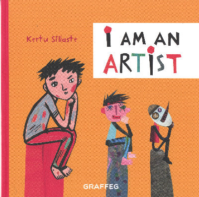 Clawr llyfr / Book cover: I am an Artist
