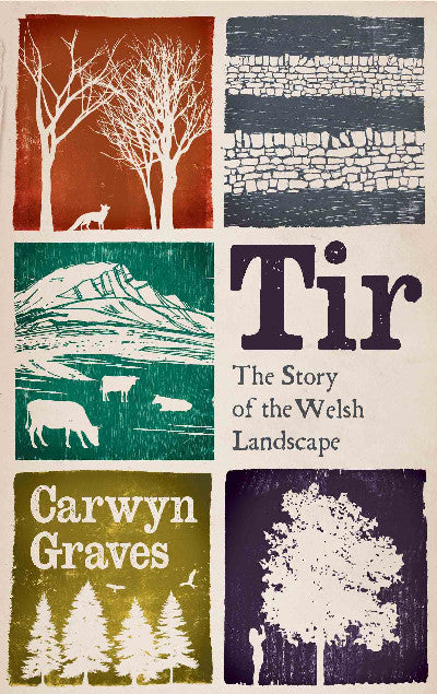 Clawr llyfr / Book cover: Tir — The Story of the Welsh Landscape