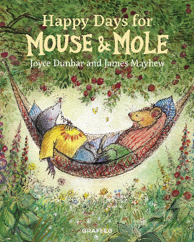 Clawr llyfr / Book cover: Happy Days for Mouse and Mole