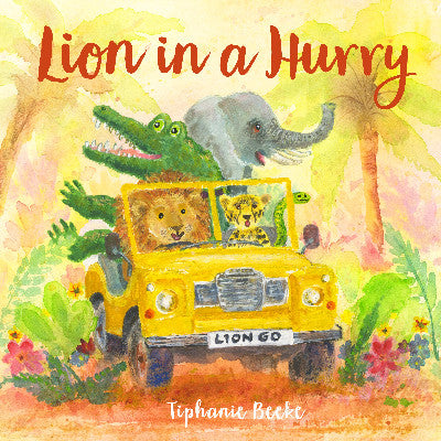 Clawr llyfr / Book cover: Lion in a Hurry