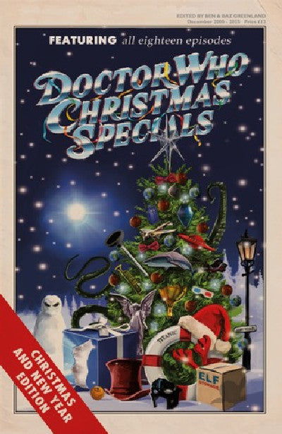 Clawr llyfr / Book cover: Doctor Who Christmas Specials