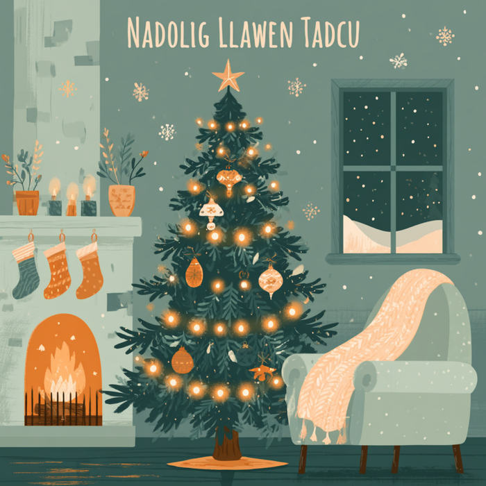 Nadolig Llawen Tadcu | Cardiau.Cymru