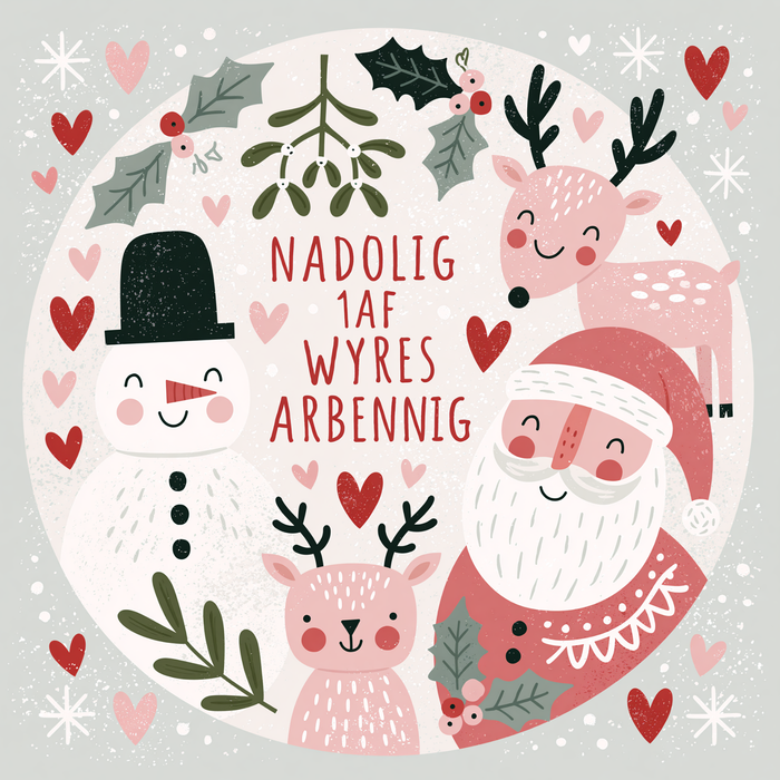 Nadolig Llawen Wyres | Cardiau.Cymru - Siop Y Pentan
