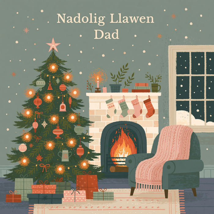 Nadolig Llawen Dad | Cardiau.Cymru