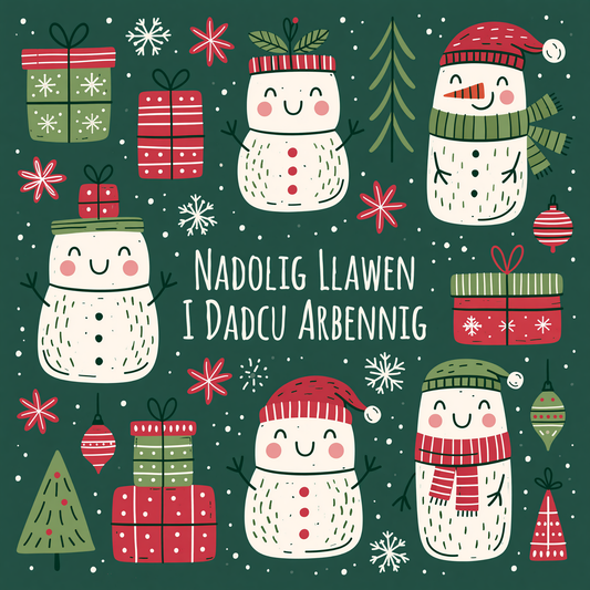 Nadolig Llawen Tadcu | Cardiau.Cymru - Siop Y Pentan