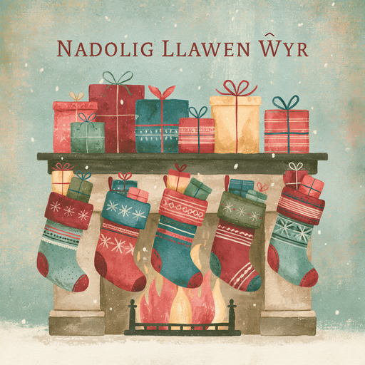 Nadolig Llawen Ŵyr | Cardiau.Cymru - Siop Y Pentan