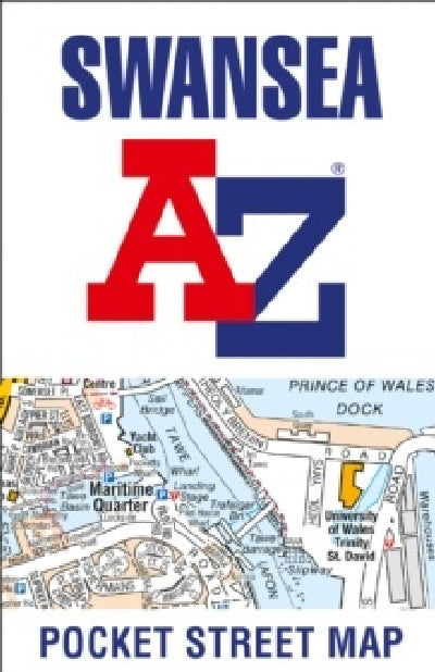 Clawr llyfr / Book cover: Swansea A-Z Pocket Street Map