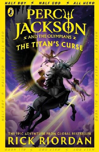 Clawr llyfr / Book cover: Percy Jackson and the Titan's Curse (Book 3)