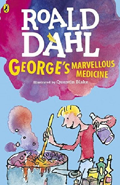 Clawr llyfr / Book cover: George's Marvellous Medicine