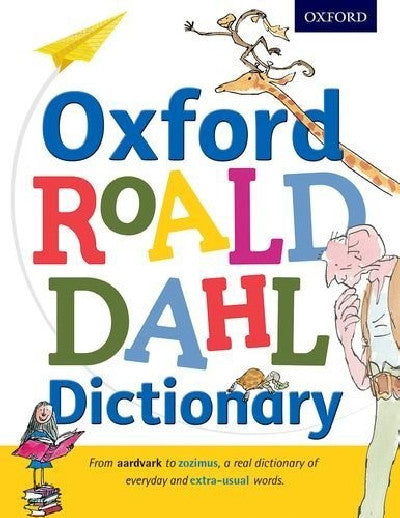 Clawr llyfr / Book cover: Oxford Roald Dahl Dictionary