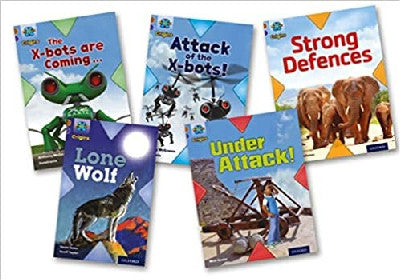 Clawr llyfr / Book cover: Project X: Band 11 Brown - Strong Defences (Mixed Pack of 5)