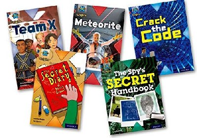 Clawr llyfr / Book cover: Project X: Band 15 Dark Blue - Top Secret (Mixed Pack of 5)