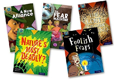 Clawr llyfr / Book cover: Project X: Band 19 Dark Red+ - Fears and Frights (Mixed Pack of 5)