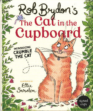 Clawr y llyfr: The Cat in the Cupboard / Book cover: The Cat in the Cupboard