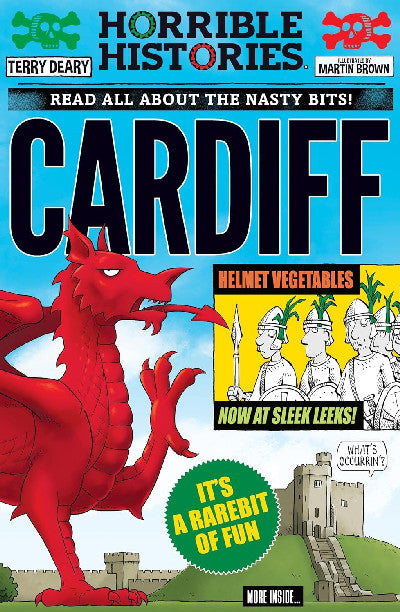 Clawr llyfr / Book cover: Horrible Histories: Cardiff (Newspaper Edition)